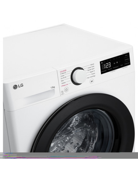 LG F4R3013NSWB Lavatrice 13kg AI DD, Classe A-20%, 1400 giri, Lavaggio a vapore