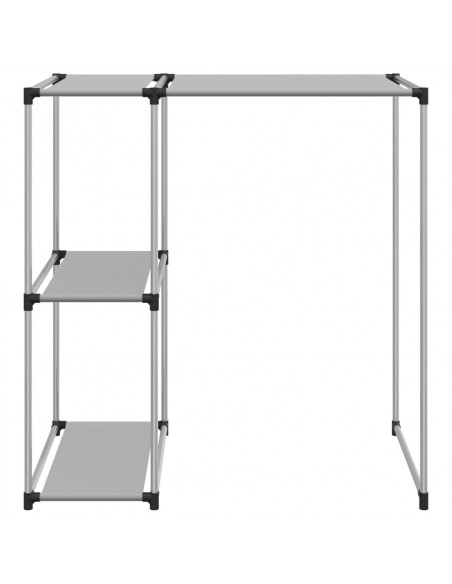 Rastrelliera per Lavatrice Grigia 87x55x90,5 cm Ferro
