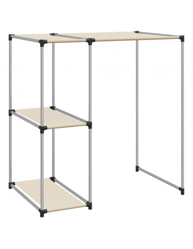 Rastrelliera per Lavatrice Crema 87x55x90,5 cm Ferro