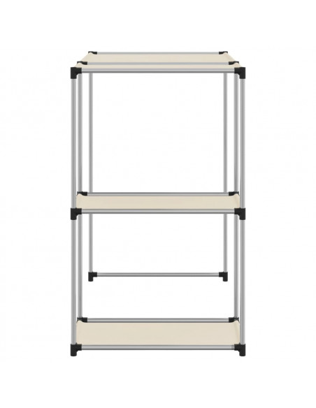 Rastrelliera per Lavatrice Crema 87x55x90,5 cm Ferro