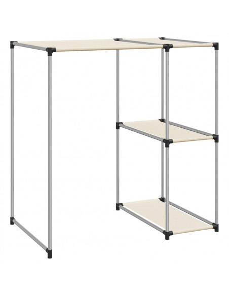 Rastrelliera per Lavatrice Crema 87x55x90,5 cm Ferro