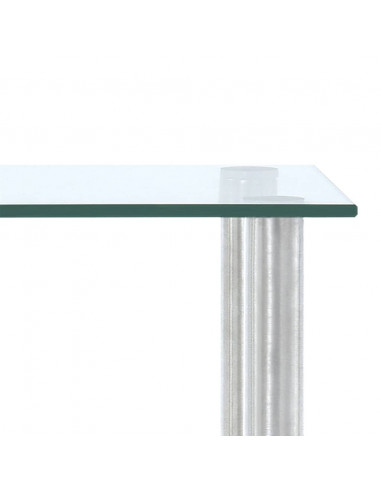 Mensola da Cucina Trasparente 45x16x26 cm in Vetro Temperato