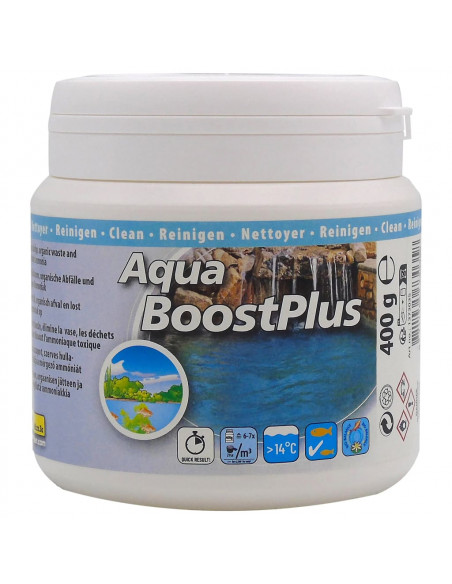 Ubbink Detergente Acqua Laghetto Aqua Boost Plus 400g per 6500L