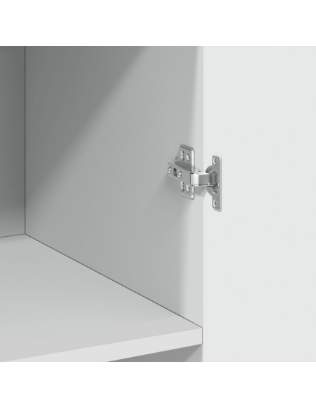 Mobile Portaoggetti Bianco 70x42,5x225 cm in Truciolato