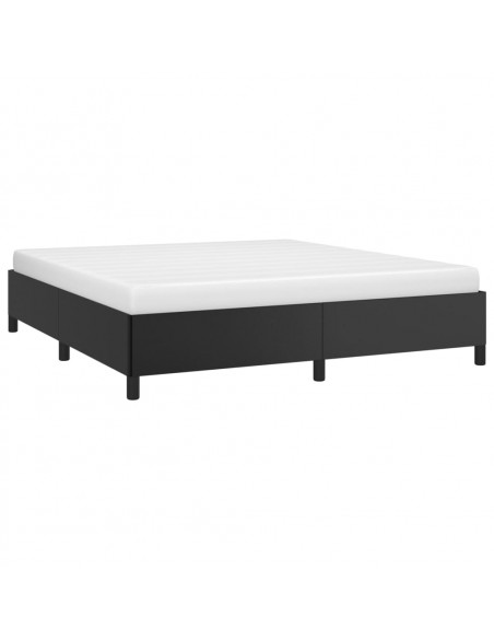 Giroletto Nero 160x200 cm in Similpelle