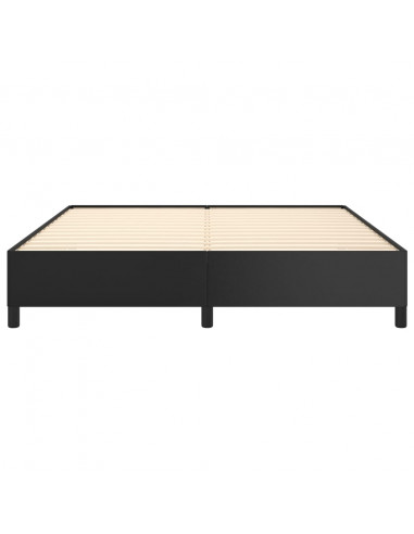 Giroletto Nero 160x200 cm in Similpelle