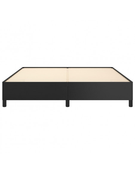Giroletto Nero 160x200 cm in Similpelle