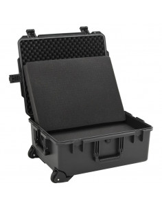 Valigetta da Volo Portatile Nera 62,5x50x28,5 cm in PP