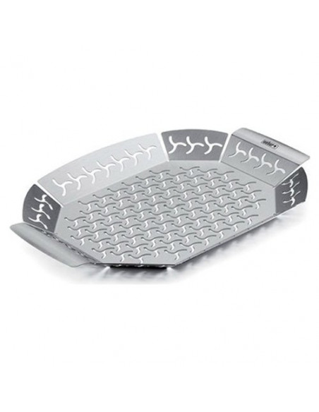Vassoio grill Weber 6678 Acciaio satinato