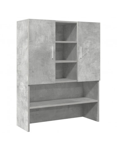 Mobile per Lavatrice Grigio Cemento 70,5x25,5x90 cm