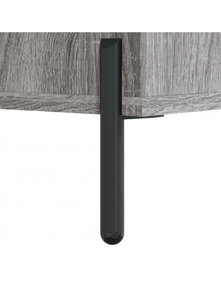Mobile Porta TV Grigio Sonoma 80x36x50 cm in Legno Multistrato