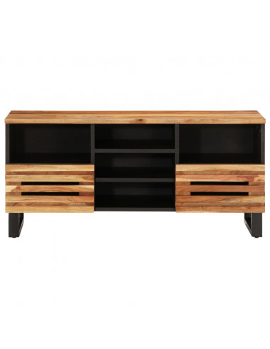 Mobile Porta TV 100x34x46 cm in Legno Massello di Acacia