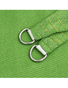 Vela Parasole 160 g/m² Verde Chiaro 5x5 m in HDPE