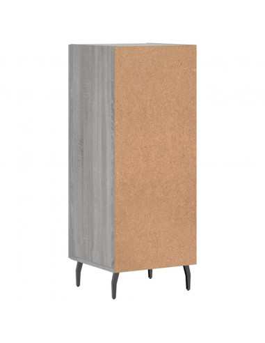 Credenza Grigio Sonoma 34,5x34x90 cm in Legno Multistrato