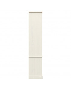 Vetrina VIGO 85x35x170 cm in Legno Massello di Pino Bianco