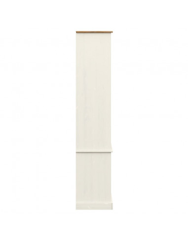 Vetrina VIGO 85x35x170 cm in Legno Massello di Pino Bianco