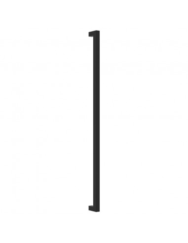 Maniglie per Mobili 10 pz Nere 480 mm in Acciaio Inox