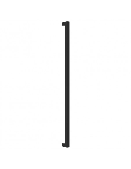 Maniglie per Mobili 10 pz Nere 480 mm in Acciaio Inox