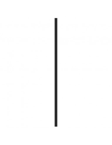 Maniglie per Mobili 10 pz Nere 480 mm in Acciaio Inox