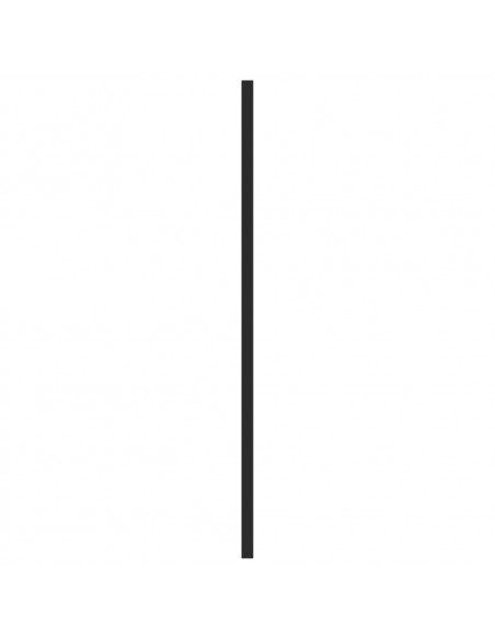 Maniglie per Mobili 10 pz Nere 480 mm in Acciaio Inox