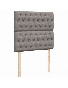 Giroletto a Molle con Materasso Tortora 90x200 cm inTessuto 2