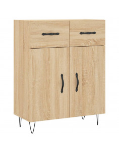 Credenza Rovere Sonoma 69,5x34x180 cm in Legno Multistrato 2