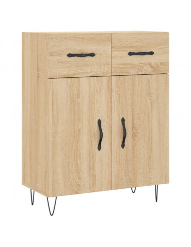 Credenza Rovere Sonoma 69,5x34x180 cm in Legno Multistrato