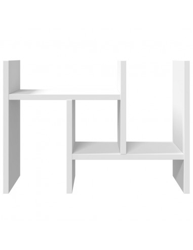 Organizer Scrivania Bianco 34,5x15,5x35,5 cm Legno Multistrato