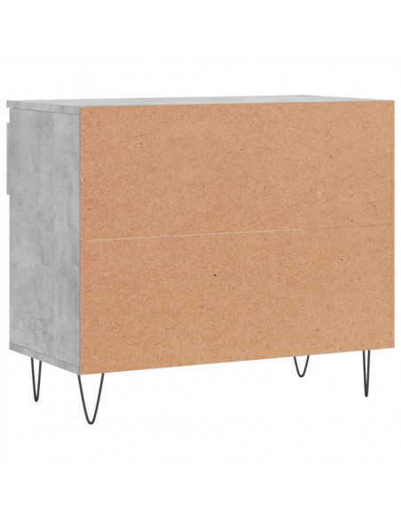 Scarpiera Grigio Cemento 70x36x60 cm in Legno Multistrato