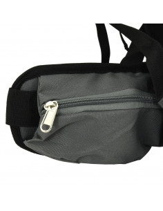 Zaino da Trekking Grigio 100 L in Tessuto Oxford