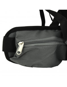 Zaino da Trekking Grigio 60 L in Tessuto Oxford
