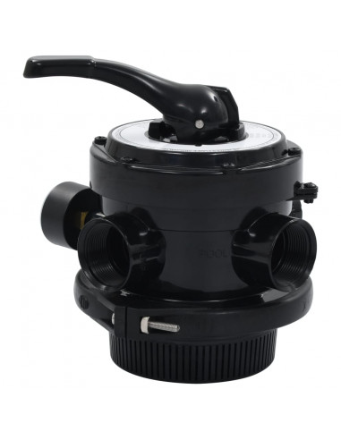 Valvola Multiporta per Filtro a Sabbia ABS 1,5" a 4 Vie