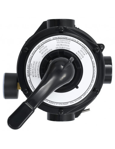 Valvola Multiporta per Filtro a Sabbia ABS 1,5" a 4 Vie