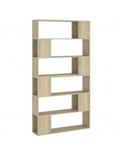 Libreria/Divisorio Rovere Sonoma 100x24x188 cm 2