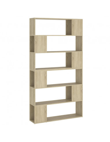 Libreria/Divisorio Rovere Sonoma 100x24x188 cm