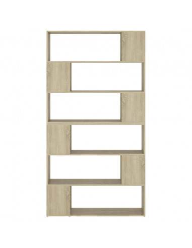 Libreria/Divisorio Rovere Sonoma 100x24x188 cm