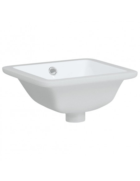 Lavandino da Bagno Bianco 30,5x27x14 cm Rettangolare Ceramica
