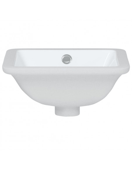 Lavandino da Bagno Bianco 30,5x27x14 cm Rettangolare Ceramica