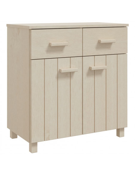 Credenza HAMAR Miele 79x40x80 cm in Legno Massello di Pino