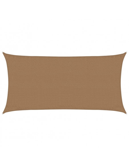 Vela Parasole 160 g/m² Tortora 3x6 m in HDPE