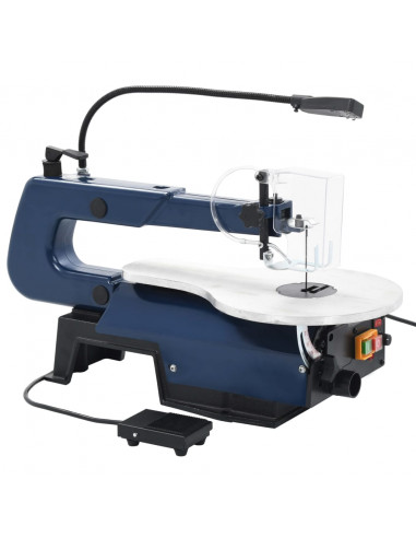 Sega Elettrica a Scorrimento con Pedale e Luce a LED 125 W