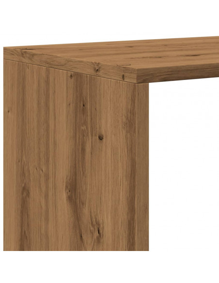 Libreria 3Ripiani Rovere Artigianale 123x29x123cm in Truciolato