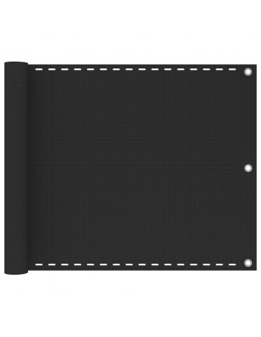 Paravento da Balcone HDPE 75x400 cm Antracite