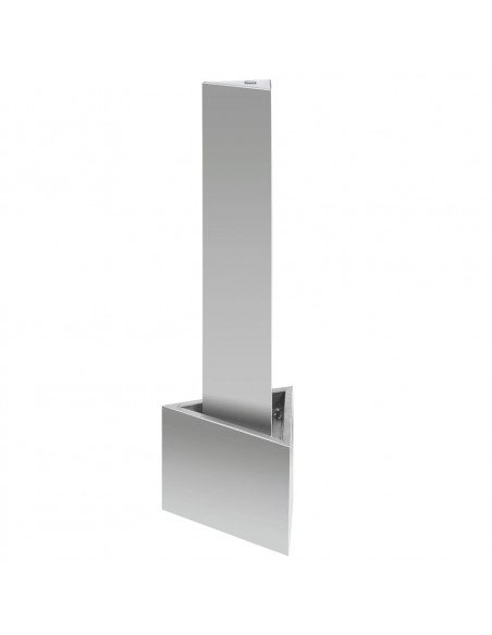 Fontana da Giardino Argento 37,7x32,6x110 cm in Acciaio Inox