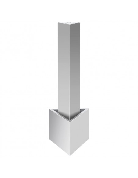 Fontana da Giardino Argento 37,7x32,6x110 cm in Acciaio Inox