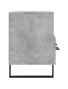 Mobile Porta TV Grigio Cemento 102x36x50 cm Legno Multistrato 2