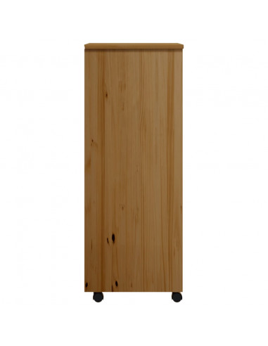 Armadietto Rotante con Cassetti MOSS Miele Legno Massello Pino