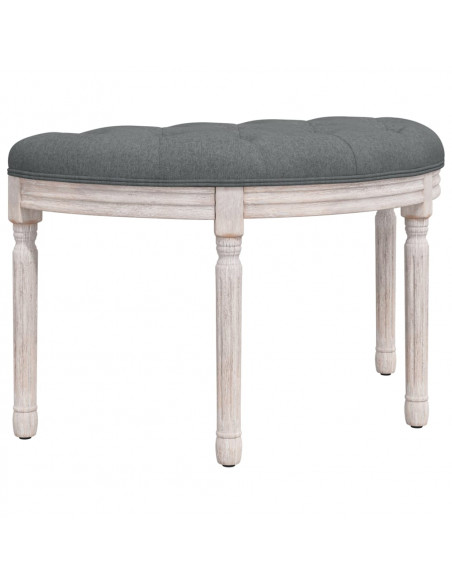 Panca Grigio Scuro 81,5x41x49 cm in Tessuto