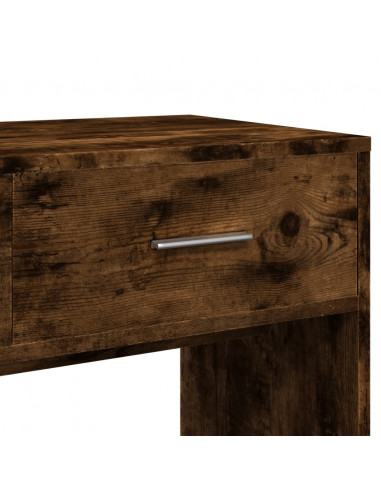 Set da Toeletta 4 pz Rovere Fumo in Legno Multistrato