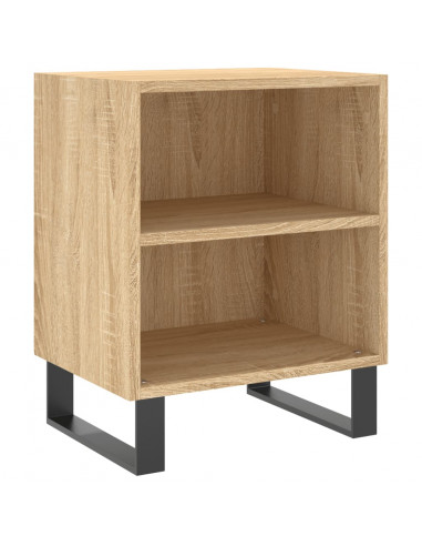 Comodini 2 pz Rovere Sonoma 40x30x50 cm in Legno Multistrato